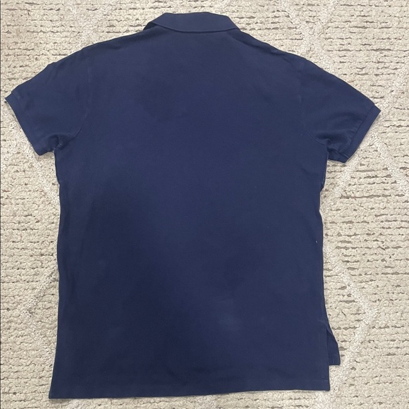 Polo by Ralph Lauren Dark Blue Polo with White and Gold Accents size medium - Picture 9 of 13